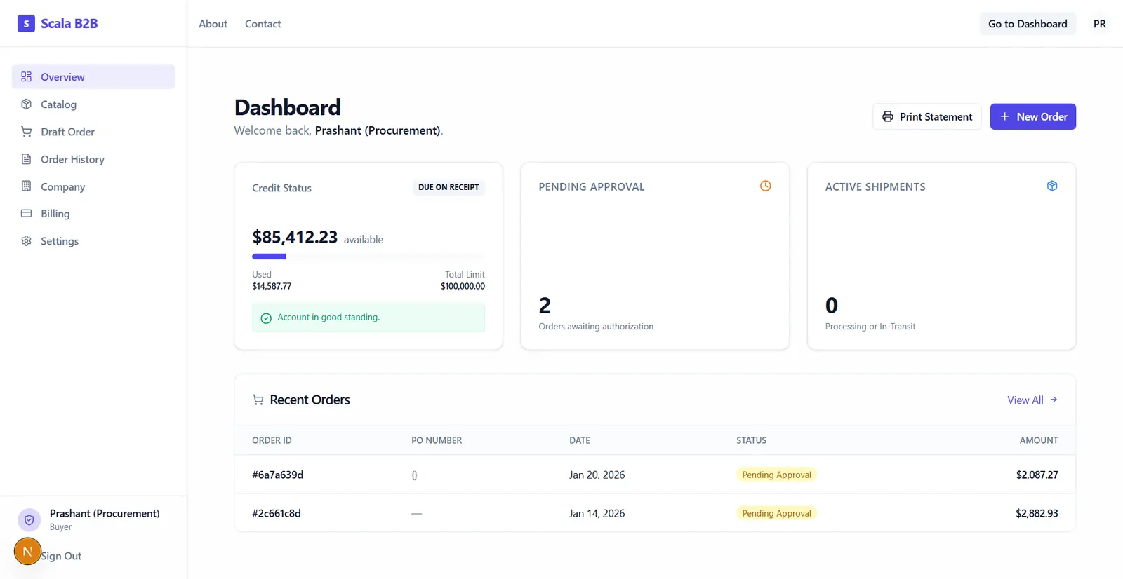 Scala B2B – Enterprise Wholesale Platform